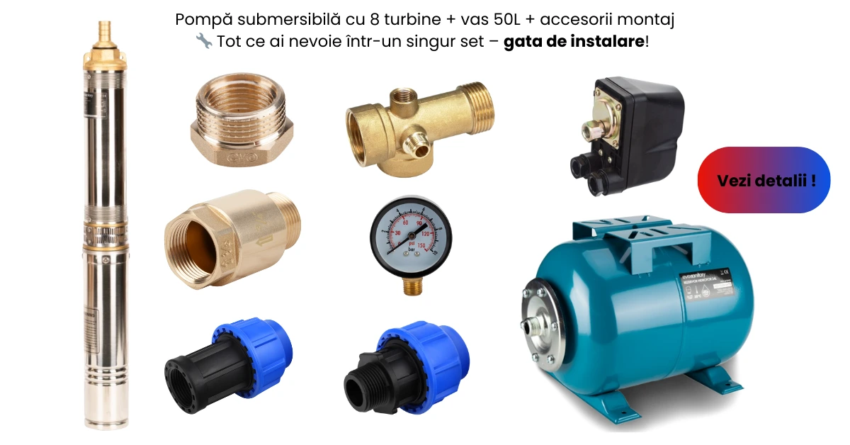 Pachet complet pompa 8 turbine