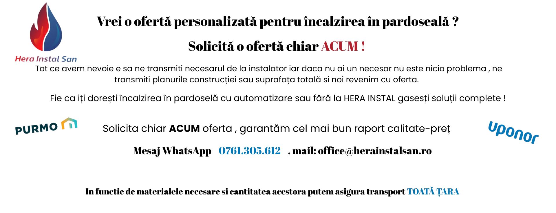 Solicita ACUM oferta ! !