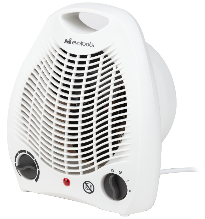 Aeroterma electrică Evotools 2000W, 2 trepte de putere, termostat reglabil, protecție supraîncălzire, funcție aer rece [2]