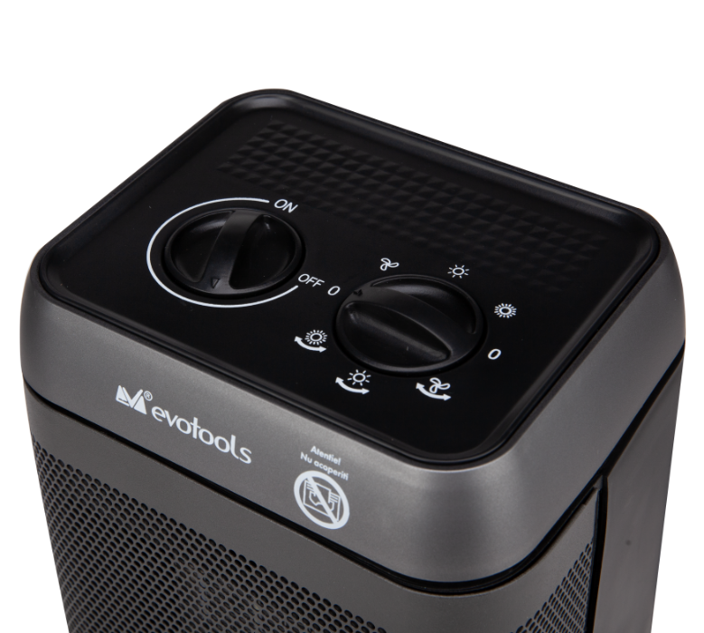 Aeroterma ceramică Evotools 1500W – încălzire rapidă și sigură [3]