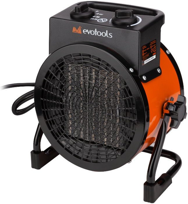 Aeroterma ceramică Evotools 2000W – încălzire rapidă și sigură [4]