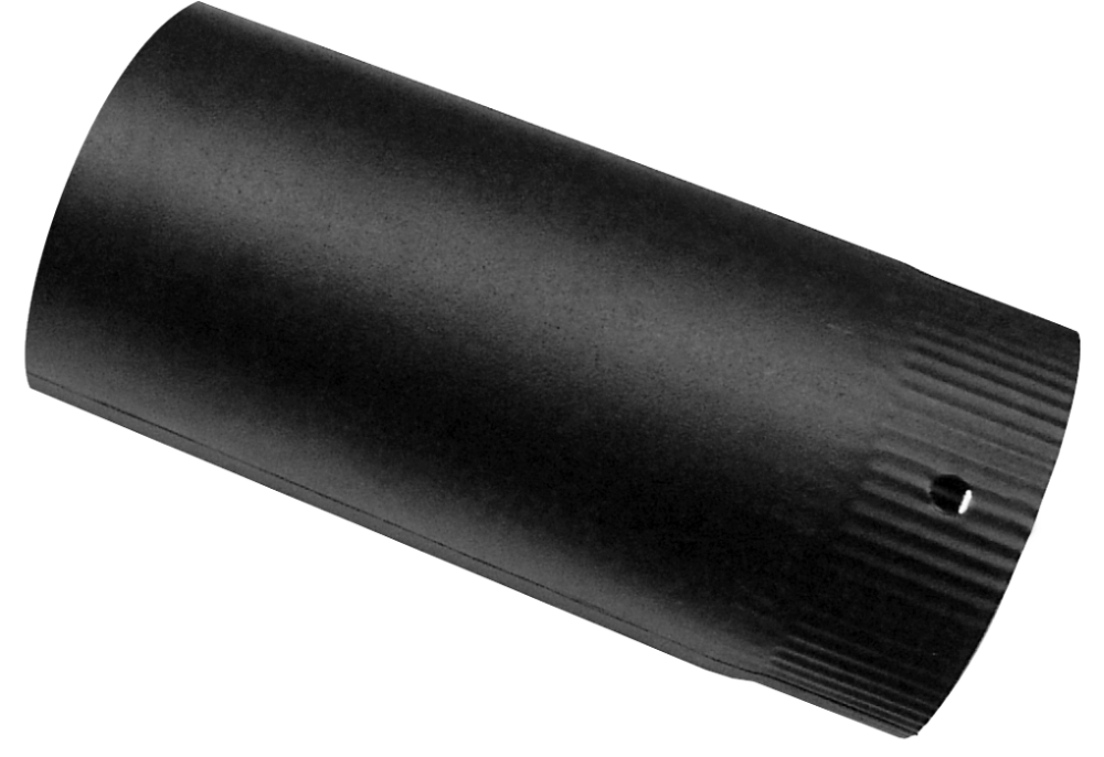 Burlan Emailat Mat D130 L900 Negru | Grosime 0.3/0.35 mm [1]
