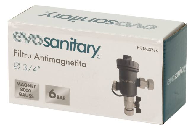 Filtru Antimagnetita EvoSanitary 9000 Gauss – Protecție centrală [2]