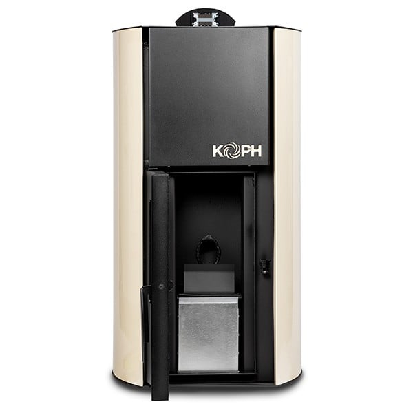 Pachet termosemineu pe peleti KOPH Fiama 25 kW – randament 93%, încălzire 160 mp [2]