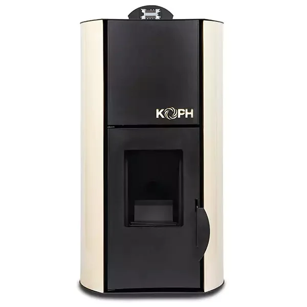 Pachet Termosemineu pe Peleti KOPH PM 12 kW, Crem, pentru 80 mp, Buncăr 12 Kg, Vas Expansiune și Pompă Incluse + Accesorii [3]