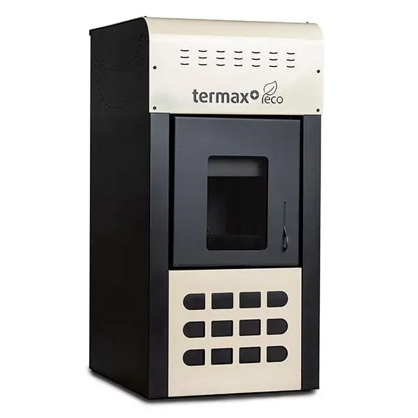Pachet termosemineu pe peleți Termax Kamin ECO 25 kW – încălzire până la 160 mp, cu vas expansiune, pompă recirculare și accesorii incluse [6]