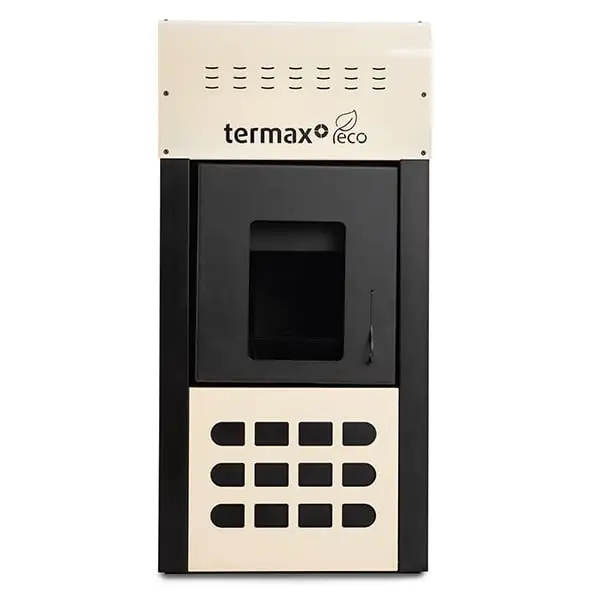 Pachet termosemineu pe peleți Termax Kamin ECO 25 kW – încălzire până la 160 mp, cu vas expansiune, pompă recirculare și accesorii incluse [5]