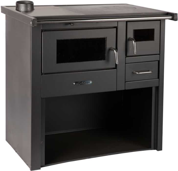 Pachet Termosobă pe lemne 12.05 kW cu cuptor, plită și 3 calorifere, vas expansiune, pompă recirculare, aspirator cenușă – încălzire completă 85 m² [6]