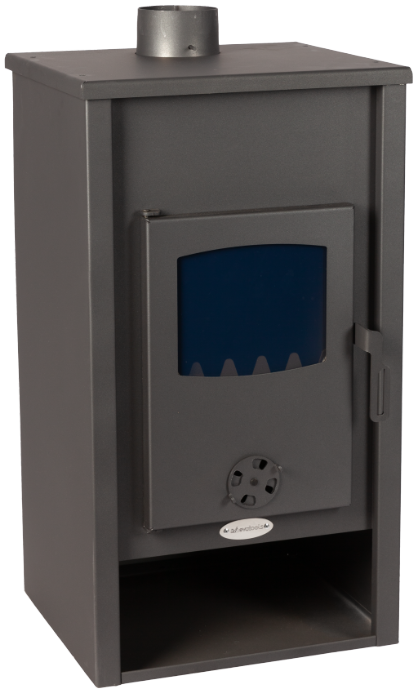 Pachet complet termosobă pe lemne 13.1 kW, 2 calorifere 600x800, pompă electronică și vas expansiune 24L , robineti – încălzire eficientă până la 85 m². [2]