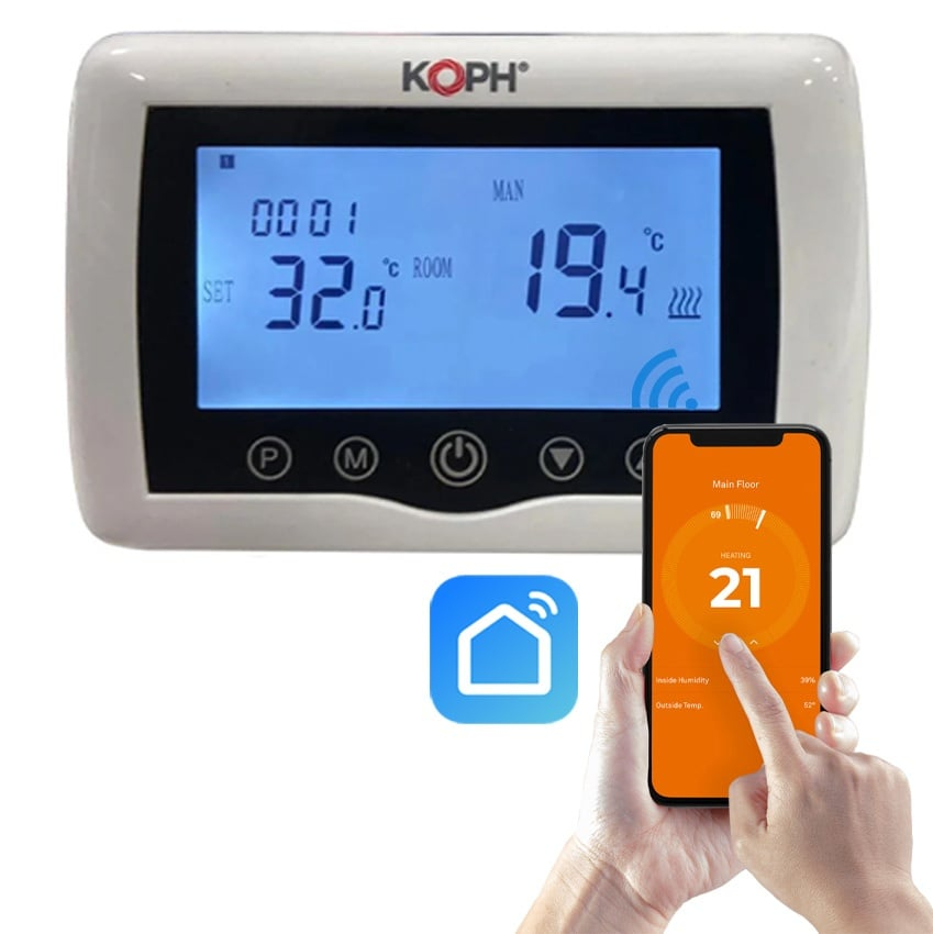 Termostat inteligent Wi-Fi KOPH CT99 – control complet prin aplicație [1]