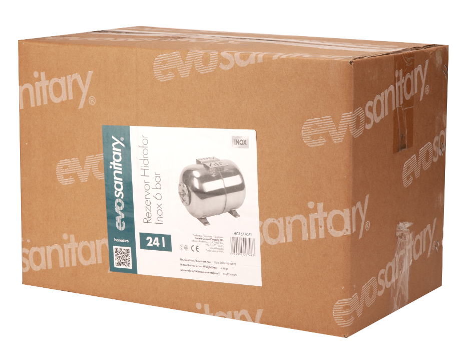 Vas expansiune/hidrofor 24L INOX [2]