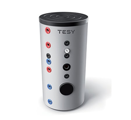 Sisteme preparare apă caldă menajeră - Boiler stativ TESY EV 7/5 S2 200, 200L, 2 serpentine 45°