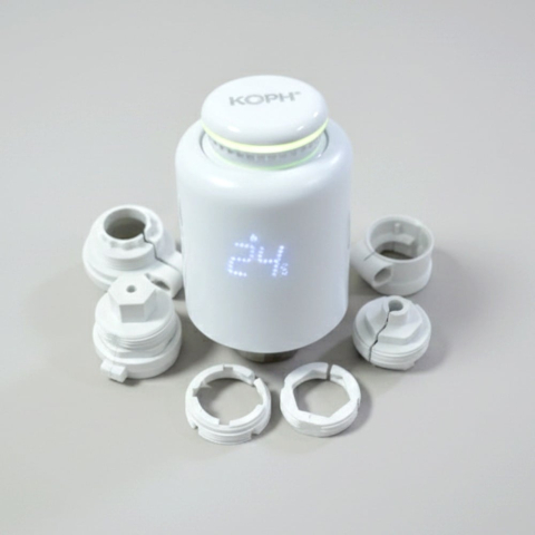 Cap termostatic WiFi Smart pentru calorifer – control prin aplicație mobilă, afișaj digital LED, filet M30x1.5 [2]