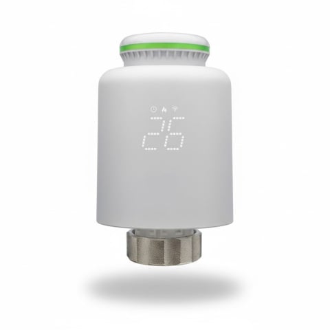 Termostate si automatizari - Cap termostatic WiFi Smart pentru calorifer – control prin aplicație mobilă, afișaj digital LED, filet M30x1.5