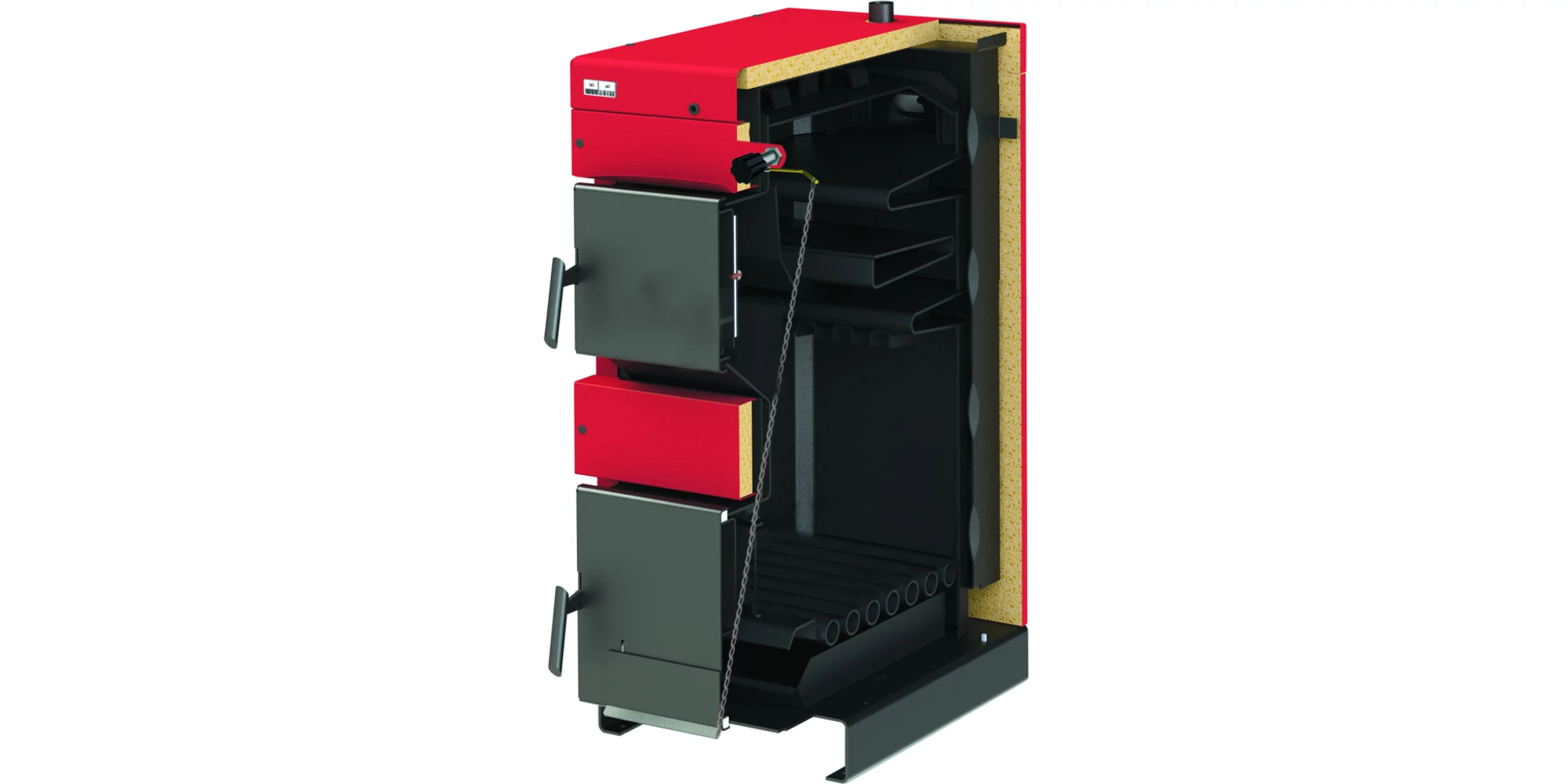 Cazan pe lemne BURNiT NWB 30 kW – eficiență și putere [1]