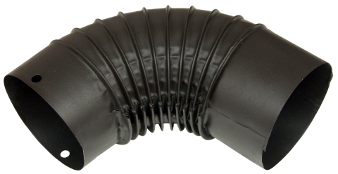 Accesorii sobe - Cot Emailat Mat Negru D130 | Grosime 0.3/0.35 mm