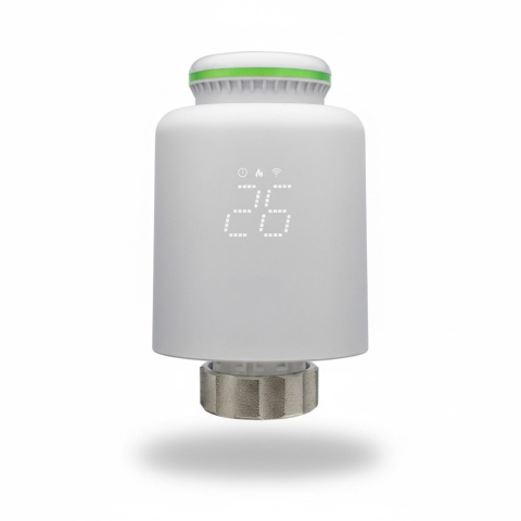 Pachet complet cap termostatic Smart Wi-Fi Hera Instal M30x1.5 + robinet tur + baterii, control vocal Alexa / Google, programare saptamanală [4]