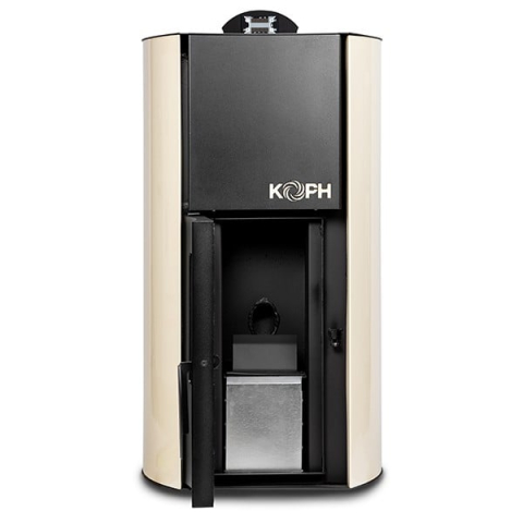 Pachet termosemineu pe peleti KOPH Fiama 25 kW – randament 93%, încălzire 160 mp [1]