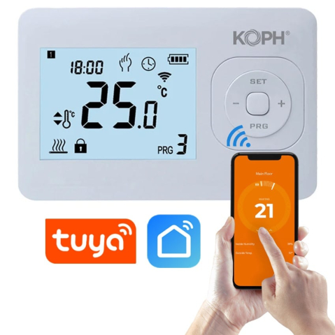 Termostate si automatizari - Termostat inteligent Wi-Fi KOPH i302 – control complet prin aplicație
