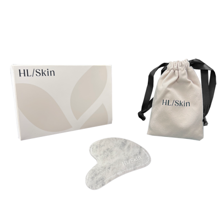 Accesorii HL/Skin pentru îngrijirea pielii - Gua Sha din jad alb