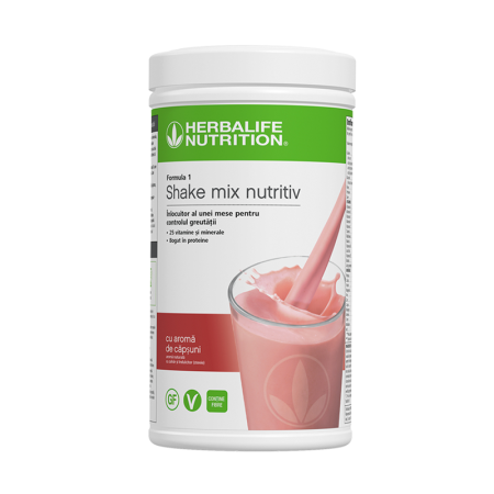 Mic dejun și Mese sănătoase - Shake-ul Formula 1 Căpșune 550g