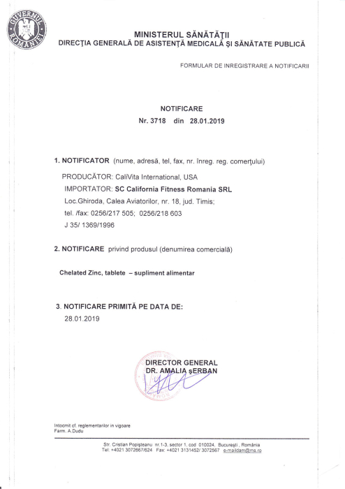 Chelated Zinc – Zinc Organic 15 mg | Imunitate & Vitalitate [2]