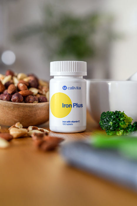 Iron Plus CaliVita 100 Tab | Fier Organic și Vitamina C [6]