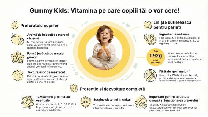 Gummy Kids CaliVita 100 Jeleuri | Multivitamine Copii [3]