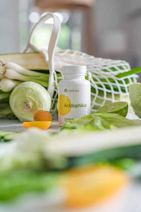 Acidophilus CaliVita 100 Capsule | Probiotic cu Fibre [5]