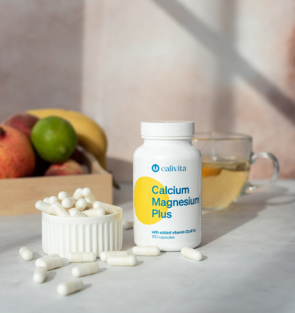 Calcium Magnesium Plus CaliVita 100 Caps | Sănătate Oase [2]