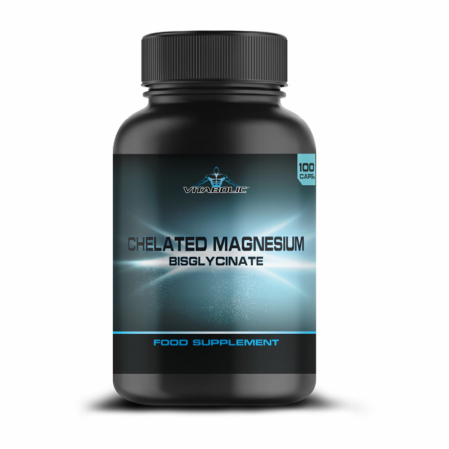 Nutritie sportiva - Vitabolic Chelated Magnesium Bisglycinate 100 capsule | Supliment de magneziu cu biodisponibilitate crescută