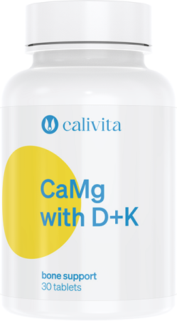 Vitamine & Suplimente - Ca-Mg with D+K CaliVita 30 Tablete | Sănătate Oase & Mușchi
