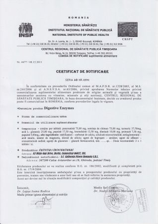 Digestive Enzymes CaliVita 100 Tab | Digestie Ușoară [1]