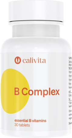 Vitamine - B Complex CaliVita 30 Tablete | Vitamine B, C și Magneziu