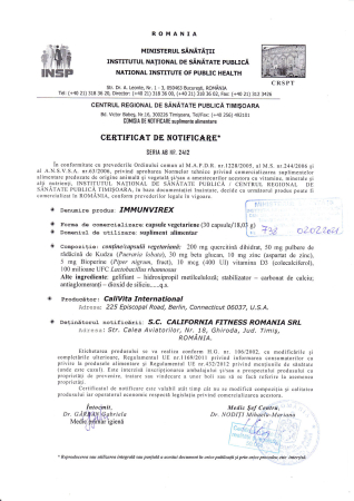 Immunvirex CaliVita 30 Caps | Quercetină, Zinc și D3 [2]