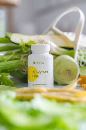 Complex Probiotice și Prebiotice AC-Zymes Plus CaliVita, 60 capsule [7]