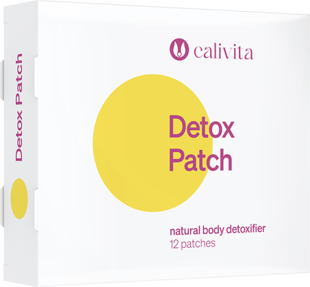 Detox - Detox Patch CaliVita – Plasturi cu plante și turmalină pentru purificare, 12 bucăți