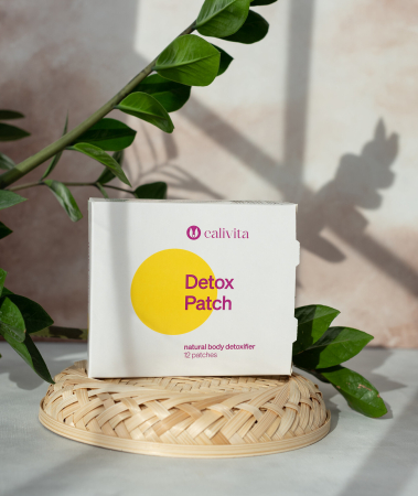 Detox Patch CaliVita – Plasturi cu plante și turmalină pentru purificare, 12 bucăți [1]