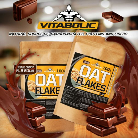 Oat Flakes 1 Kg – Fulgi de ovăz din cereale integrale pentru energie și sănătate – Vitabolic [1]