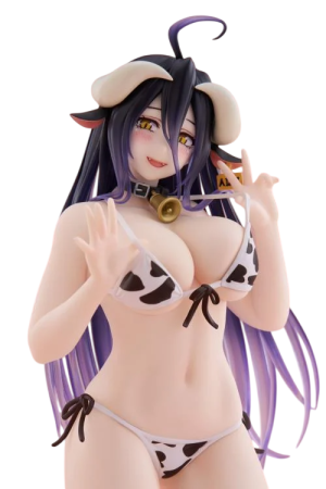 Figurine 14+ - Overlord Desktop Cute Albedo (Cow-Print Swimsuit Ver.)