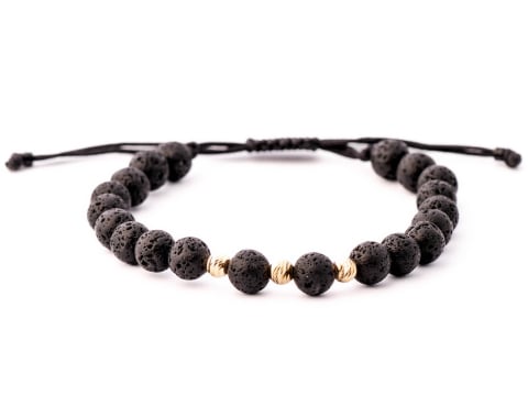 Bratara cu bile aur 14k - EA - Bratara bile aur 14k