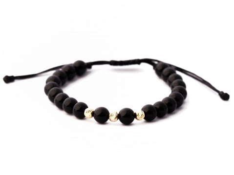 Bratara cu bile aur 14k - EA - Bratara bile aur 14k