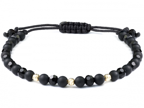 Bratara cu bile aur 14k - EA - Bratara bile aur 14k