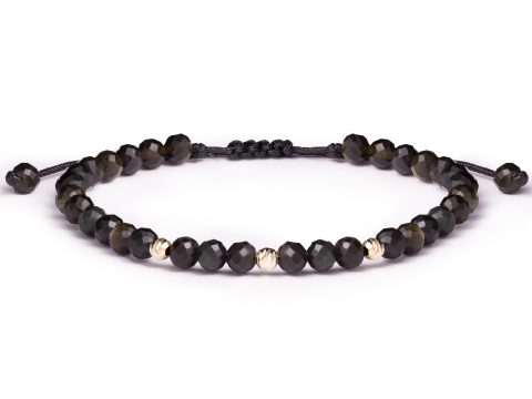 Bratara cu bile aur 14k - EA - Bratara bile aur 14k