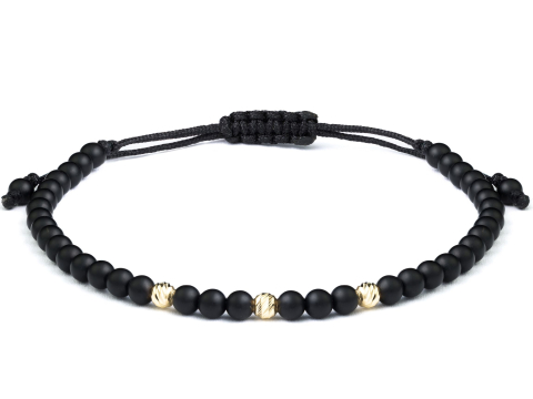 Bratara cu bile aur 14k - EA - Bratara bile aur 14k