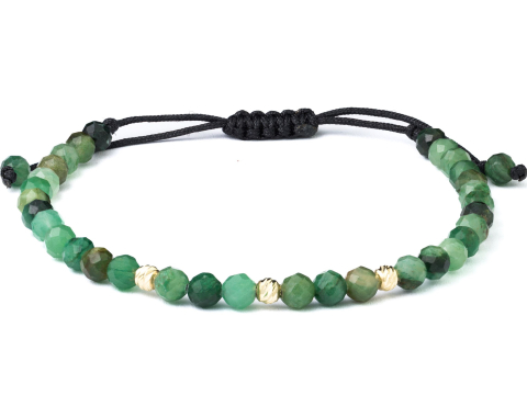 Bratara cu bile aur 14k - EA - Bratara bile aur 14k
