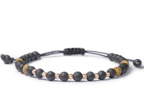 Bratara cu bile aur 14k - EA - Bratara bile aur 14k