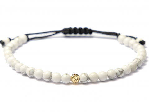Bratara cu bile aur 14k - EA - Bratara bile aur 14k
