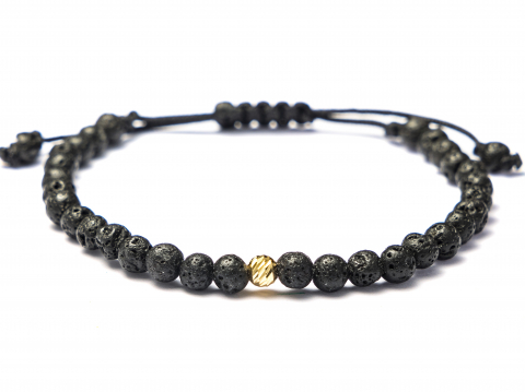Bratara cu bile aur 14k - EA - Bratara bile aur 14k
