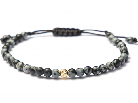 Bratara cu bile aur 14k - EA - Bratara bile aur 14k